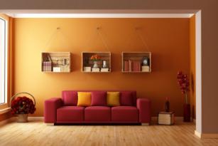 Naplňte interiér sviežosťou a energiou pomocou oranžovej farby